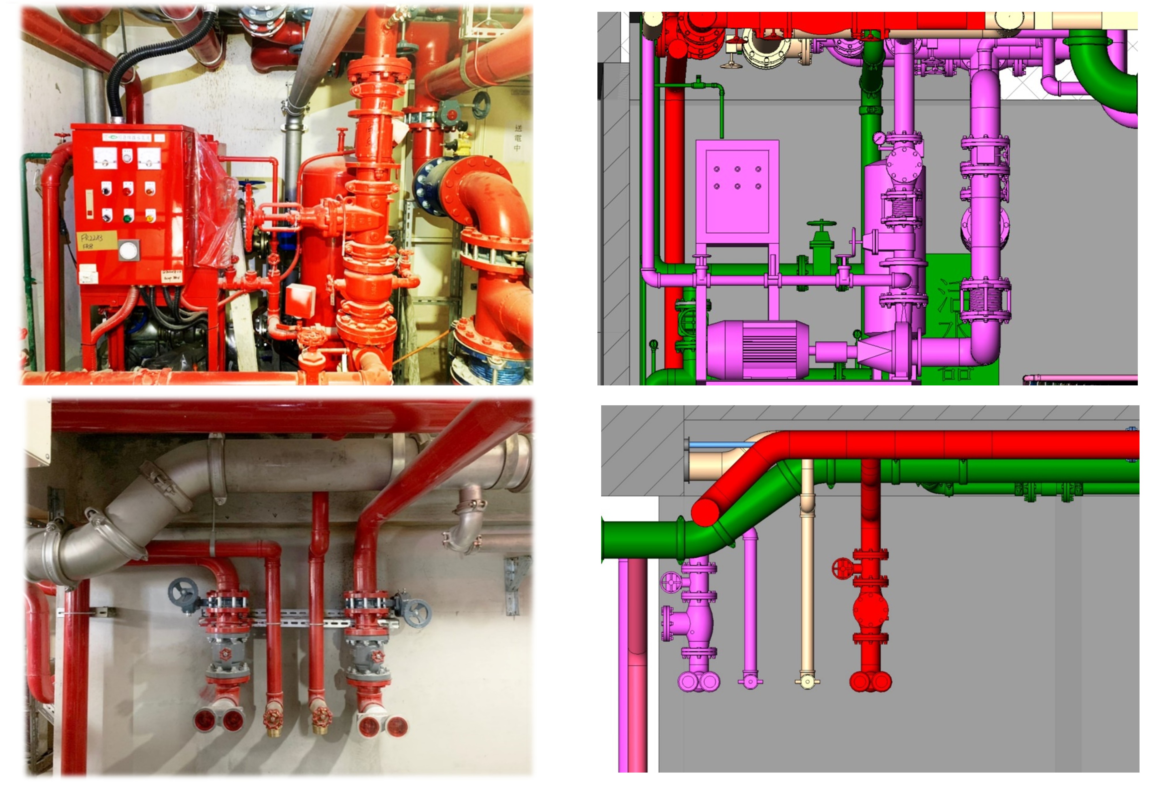 機電工程施工現場